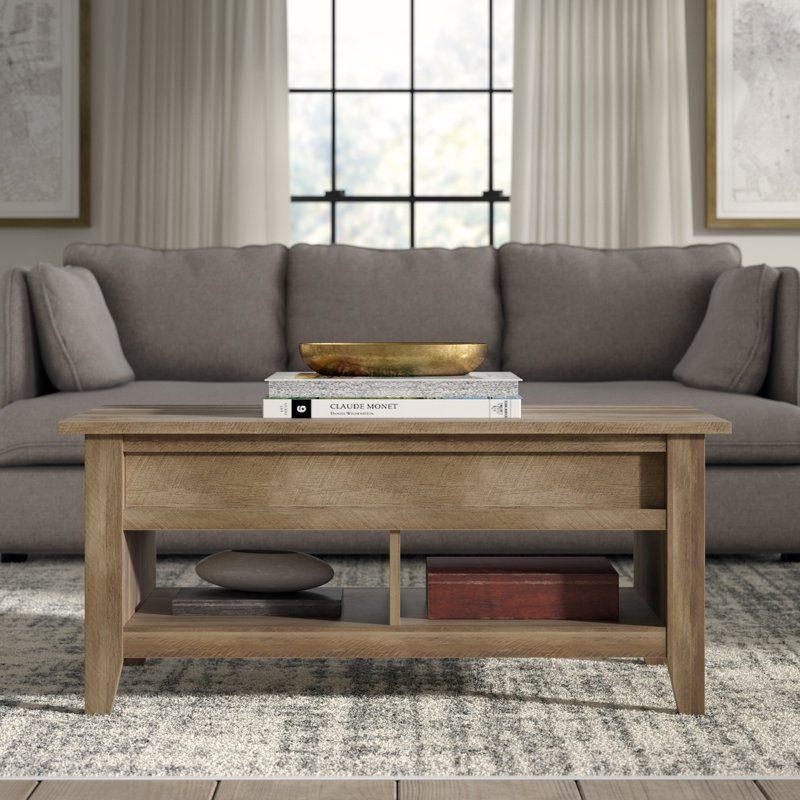 Greyleigh™ Riddleville Lift Top Extendable Coffee Table with Storage